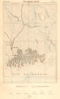 The Ganges Delta. Bangladesh. Calcutta Kolkata 1886 old antique map plan chart