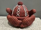 Vintage Yankee Candle Red Hat Topper, Mitten Jar Holder Winter Theme in EUC!