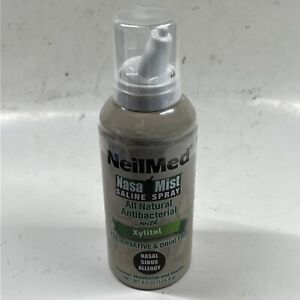 NeilMed Nasal Mist Saline Spray Natural Antibacterial w/ Xylitol 4.4oz Exp 7/26
