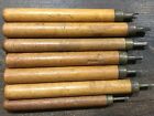 Vintage Lot (7) Antique Wood Handle Watch Sleeve Wrenches Watchmaker Bench Tools