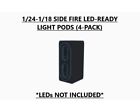 1/24 1/18 Police Light Pods Side Fire LED Ready Custom Build Diorama  4-Pack