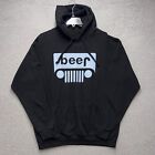 ESY Surf Co Jeep Beer Hoodie Sweatshirt Mens XL Black Pullover Casual Funny