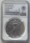 2021 American Silver Eagle NGC MS70 T-1 Silver Degenerates