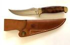 Boker 524 Hunter Fixed Blade Knife 440C Maple Wood Solingen Germany