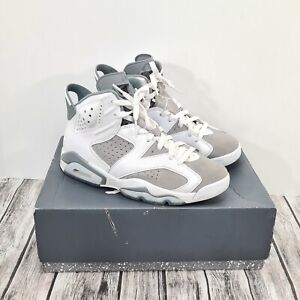 Nike Air Jordan CT8529-100 Men's Retro 6 White Cool Grey Sneaker Shoes Size 7.5