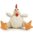 goDog Chicken Large - Durable Squeaky Dog Toy With Chew Guard Technology