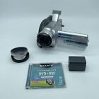 New ListingSony Handycam DCR-DVD505 Silver 4.0MP 120x Digital Zoom Touch Camcorder - TESTED