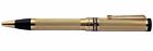 Xezo Tribune Diamond-cut Engraved Medium Ballpoint Pen,18K Gold Plated