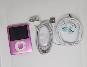 Apple iPod Nano Model A1236 8GB 3rd Generation Pink See Description & Pictures