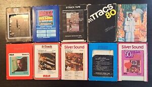 Vintage 8 Track Tapes Lot: Polka And Waltz, Classical, Instrumental, UNTESTED