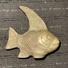 New Listing5” Vintage solid Brass angel Fish figurine India statue