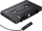 Car Audio Cassette Receiver, Bluetooth 5.0 Cassette Aux Adapter for Listening