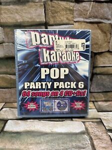 Party Tyme Karaoke - Pop Party Pack 6 [4 CD][64-Song Party Pack] - BRAND NEW!