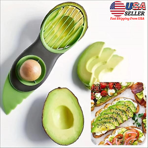 3-In-1 Avocado Cutter and Pit Remover Fruit Slicer Peeler Kitchen Tools Set