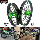 KKE 21/19 CNC MX Dirt Bike Rims Wheels Set Fit Kawasaki KX250F KX450F 2006-2021