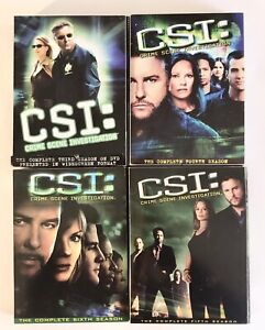 CSI: Crime Scene Investigation Complete Seasons DVD Box Set Season - 3, 4, 5, 6
