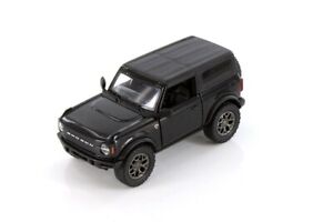 2022 Ford Bronco Hard Top Close Top 1:34 Scale Diecast Model Black by Kinsmart