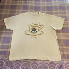 Vintage 90s Friends TV Show T Shirt XL Central Perk Graphic Single Stitch Delta