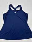 Adidas Tank Top Women Large Blue Solid…#4230