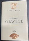 Animal Farm & 1984 by George Orwell Hardcover Harcourt