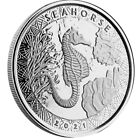 2021 - Samoa Seahorse by Scottsdale 1 oz .999 Fine Silver Coin BU encapsulated