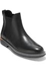 Cole Haan Men's Go-To Chelsea Boot Black Dark Pavement Leather C36531 Size 12