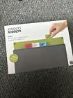 Joseph Joseph Plastic Cutting Board Set With Storage Case - Graphite Grey
