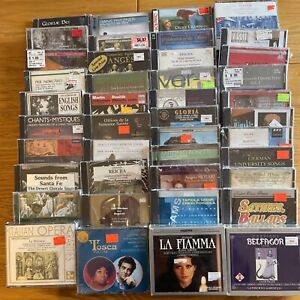 42 LOT MASSIVE WHOLESALE MANY SEALED CD ITALIAN OPERA CLASSICAL BOX SET PUCCINI