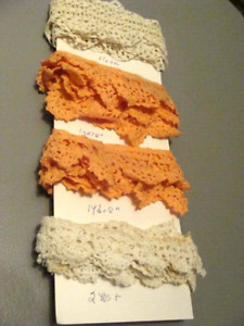 CLEARANCE SALE - Lot of Vintage Crocheted Lace Trim