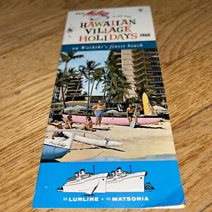 Sail MATSON LINES TO AND FROM HAWAII - SS LURLINE / MATSONIA Brochure 1959