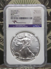 2021 American SILVER Eagle 35th *TYPE 1* $1 NGC MS70 #136ARC Engravers Mercanti