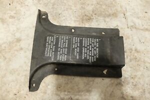 Cessna 310 A U-3A fuel and gear cover panel plastic cover plate