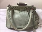 Preloved Fossil Fifty-Four Light Green Genuine Leather Medium Purse Satchel
