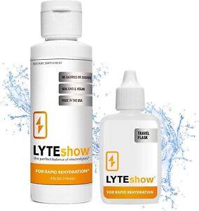 Lyteshow Electrolyte Drops Sugar-Free for Hydration and Immune Support - 40 Serv