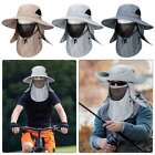 Men Wide Brim Sun Hat UV Protection Bucket Cap For Hiking Camping Fishing Safari