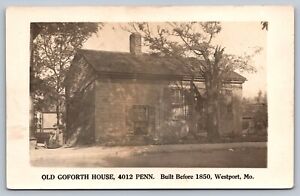 C1910 RPPC OLD GOFORTH HOUSE 4012 PENN BUILT BEFORE 1850 WESTPORT MISSOURI