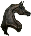New ListingVintage 1983 Bronze Art Arabian Horse Head Signed 21/200 Wall Hanging D Moss