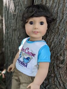 Alexander Custom OOAK Boy American Girl Doll Brown Hair Brown Eyes
