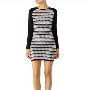 Trina Turk Long Sleeve Mini Sweater Dress Size XS