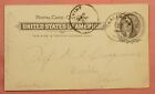 DR WHO 1898 DPO 1883-1905 HAGERMAN OH OHIO CANCEL POSTAL CARD TO VINE OH 114894