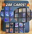 HUGE BASKETBALL CARD BINDER COLLECTION LOT 288 CARDS! Rookies, Color, Autos