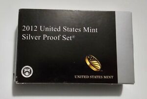 New Listing2012-S San Francisco Silver Proof Set Box/Coa Key Date