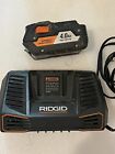 Ridgid R840087 Genuine OEM 18V Lithium-Ion 4Ah Battery And Charger R840095