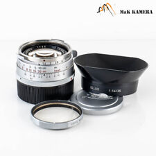 Leica Summilux M 35mm/F1.4 Steel Rim with hood OLLUX **Rare** #540