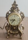 New ListingSessions United Clock Co. Mantle Clock Rococo Style Heavy Brass Gold Metal Flaw