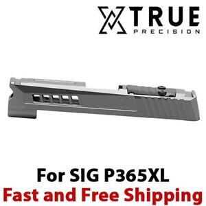 True Precision AXIOM Slide w/ RMSc /Holosun Optic Cut for SIG P365 XL 9mm - Grey