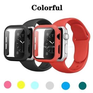 Sport Band Silicone iWatch Strap +Case Cover For apple watch series 9 8 7 6 5 4
