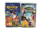 Oliver & Company & Sleeping Beauty VHS Video Movies Disney Masterpiece Sealed