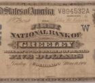 New Listing1902 $5.00 Date Back National Currency! The First National Bank Of Greeley, CO!