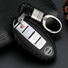 Carbon Fiber Styling Car Key Case For Nissan Infiniti Accessories 4 Buttons US (For: 2012 Nissan LEAF)